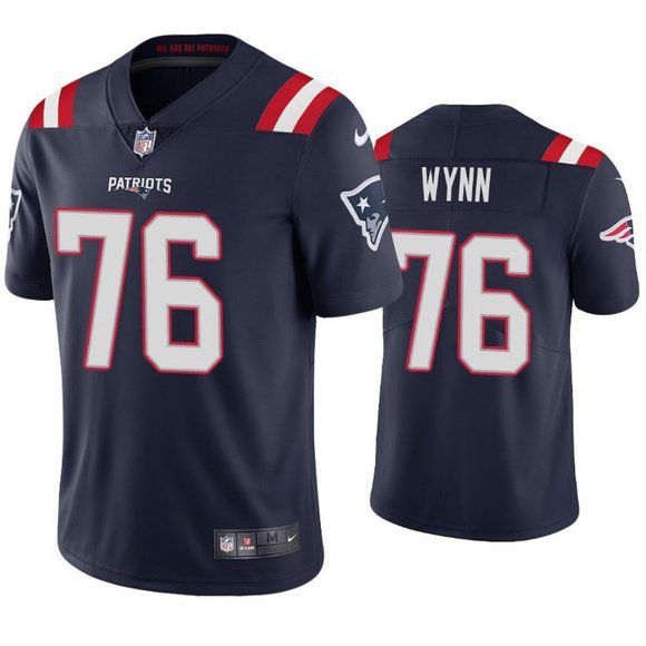 Men New England Patriots #76 Isaiah Wynn Nike Navy Limited NFL Jersey->new england patriots->NFL Jersey